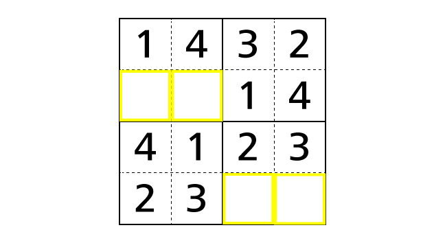 tutorial 5-1 for solving sudoku 4x4